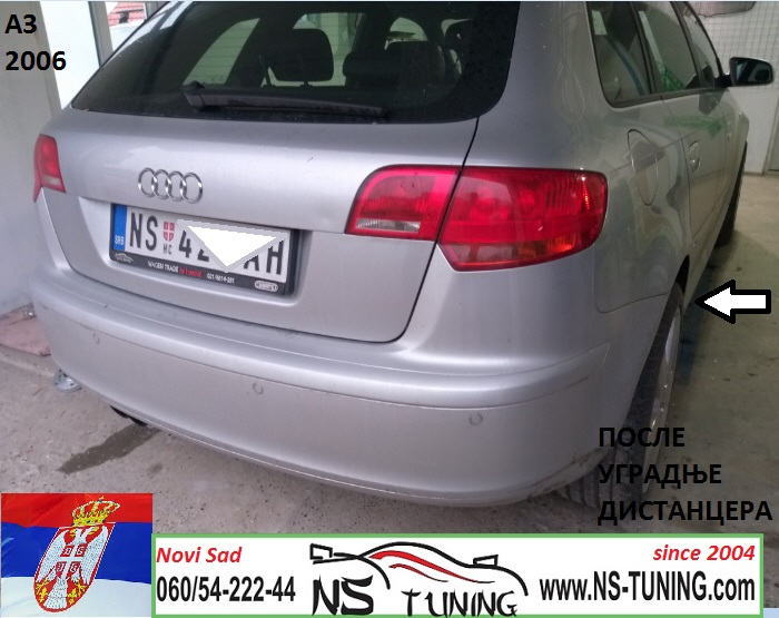 audi a3 5x112 distanceri felne 15mm sraf 14x1.5 ugradnja novi sad tuning